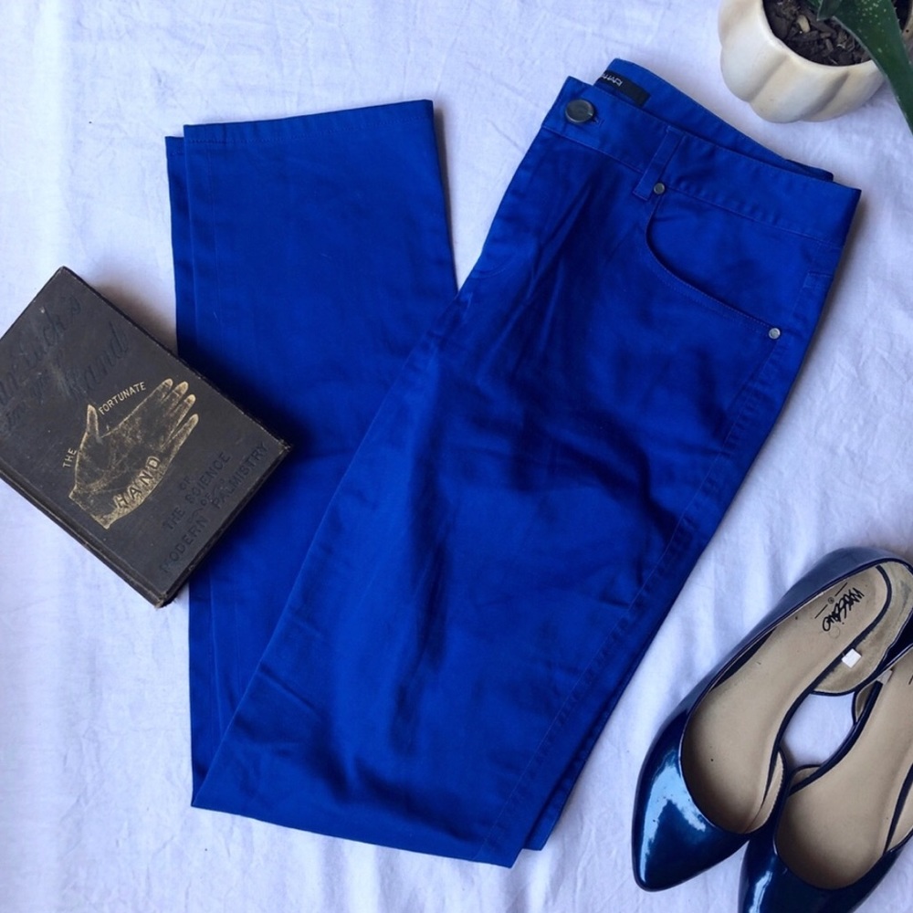 📦 SALE 📦 Tahari Blue Straight Leg Trousers